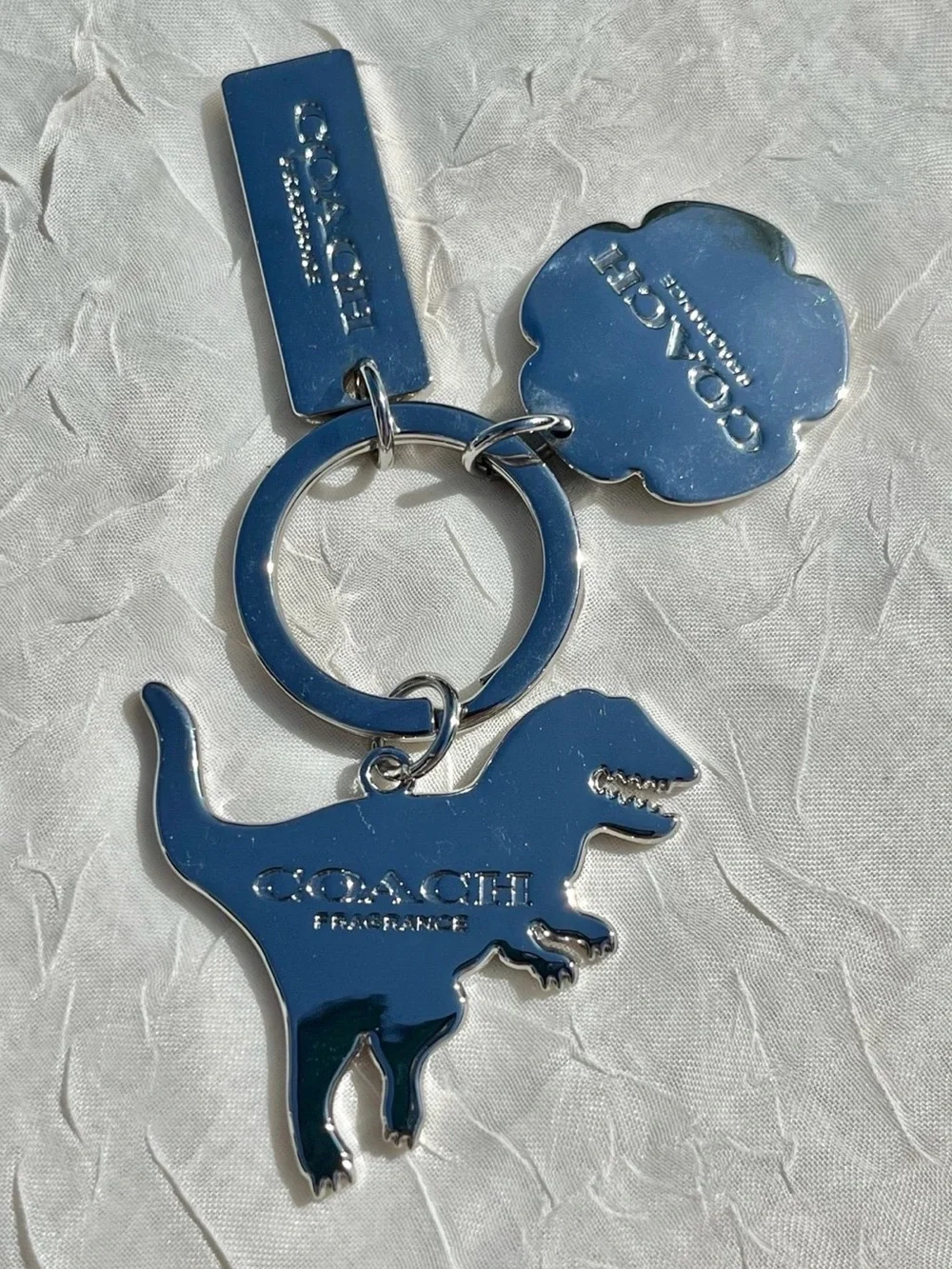 COACH REXY Dinosaur Mascot Lot Bag Charms Keyring Clutch Bag
